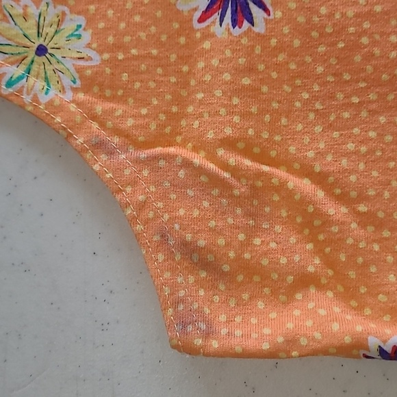 💥3for$12💥 On White women's swimsuit cover-up with Flip-Flop Print size Medium - Picture 6 of 7